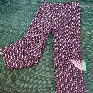 Zara Kids Geometric Purple Pants